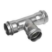 Тройник ВПр, 22, пресс-фит. нерж.сталь, 6913022 Sanha 9130