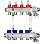 Комплект коллекторов РИДАН SSM-12RF set с расход.,кроншт.,руч.воздух.,слив.кран. и торц.заглуш.