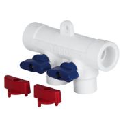 Коллектор TEBO бел. PP-R 40x20х2 вых. универсальный (3/18), арт. 030091271