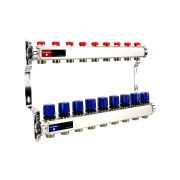 Группа коллекторная для отопления VARMEGA VM15509 ВР 1«, на 9 контуров 3/4» EK, нерж. сталь