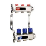 Группа коллекторная для отопления VARMEGA VM15503 ВР 1«, на 3 контура 3/4» EK, нерж. сталь