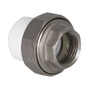 Муфта TEBO бел. PP-R комбин. разъемная (Американка) 32х 3/4quot; ВР O-ring