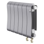 Радиатор биметаллический Royal Thermo Infinity 300 Silver Satin VR80 - 6 секц.