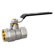 Кран шаровой латунный LD Pride 47.40.В-В.Р Ду 40 Ру 25 (рычаг ст. с бир.)