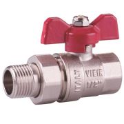Кран ViEiR шаровый с американкой 1 1/4