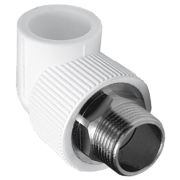 Угольник TEBO бел. PP-R комб. 32x1