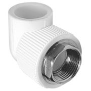 Угольник TEBO бел. PP-R комб. 32x1