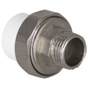 Муфта TEBO бел. PP-R комбин. разъемная (Американка) 20х3/4