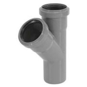 Тройник TEBO 110-110 45гр. для внут. канал., арт. 013020428 (25)