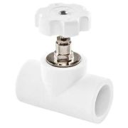 Вентиль TEBO бел. PP-R в сборе 25х90 (5/40), арт. 030060303