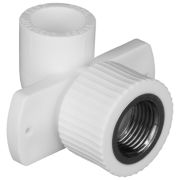 Угольник TEBO бел. PP-R комб. 20х1/2