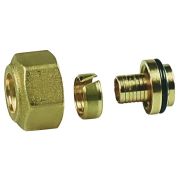 Переходник резьбовой Giacomini для трубы 18x3/4quot;, GZ179Y045