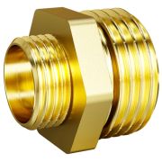 Ниппель переходной LD DN15х10 нр-нр, латунь