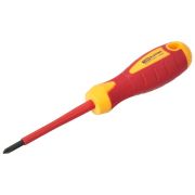 Отвёртка TDM ELECTRIC крестовая диэлектрическая PH1x80