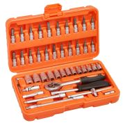 Набор инструментов PIT MaxPiler MXT-46-SET (46 предметов, 1/2quot; и 1/4quot;, CrV)