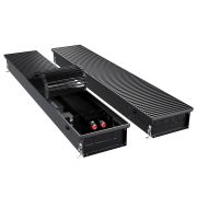 Конвектор внутрипольный Royal Thermo ATRIUM TURBO-110/250/1600-DG-U-BL