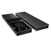 Конвектор внутрипольный Royal Thermo ATRIUM TURBO-90/400/1900-DG-U-BL