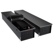 Конвектор внутрипольный Royal Thermo ATRIUM TURBO-190/300/1800-DG-U-BL