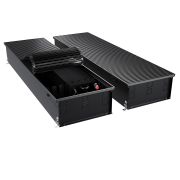 Конвектор внутрипольный Royal Thermo ATRIUM TURBO-190/400/800-DG-U-BL